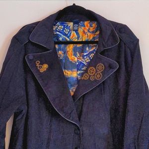 Torrid Doctor Who Collection Tardis Trench Coat